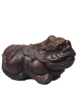 越南皮丘文玩貔貅镇宅木质工艺品