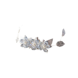 云深雾浅 寒烟渺 仙气手工汉服头饰流苏对夹古风步摇发簪整套发饰