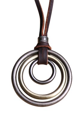 民族风复古个性毛衣链长大吊坠潮