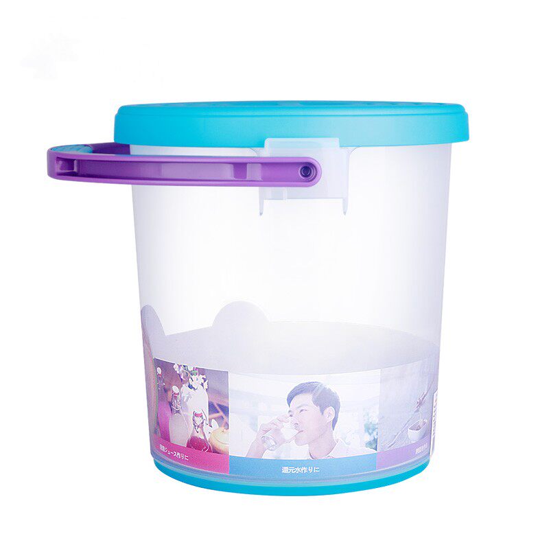日本塑料带盖自动排气酵素桶新品