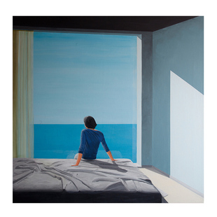 大海 格拉布斯艺术风景装饰画客厅卧室玄关走廊印刷喷绘背景挂画