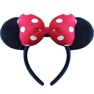 迪斯尼发箍米妮头箍蝴蝶结发饰圣诞节头饰可爱卡通游乐园拍照发箍