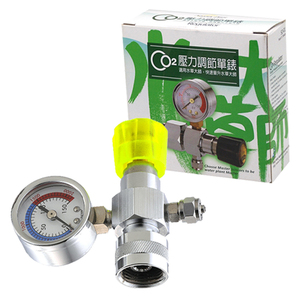 台湾水草大师微调CO2二氧化碳减压单表水族减压压力表包邮