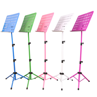 琴谱架乐谱架子可折叠升降长笛吉他小提琴电子琴古筝谱架书架带包