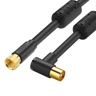 绿联 有线电视线连接线信号线闭路TV线F头射频线高清视频广电机顶盒老式加长户户通卫星电视接收天线有限接头