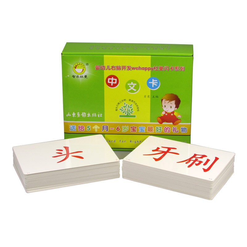 智乐杜曼632张中文识字卡学生