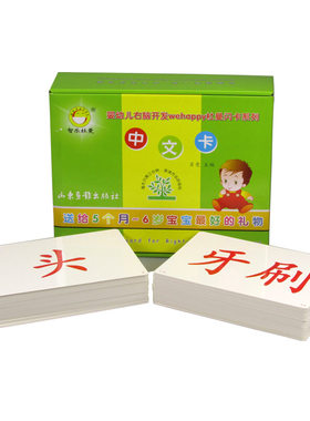 智乐杜曼632张中文识字卡学生
