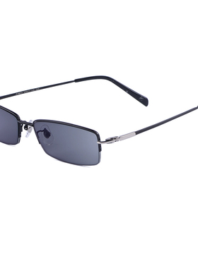 半框纯钛电脑护目变色眼镜