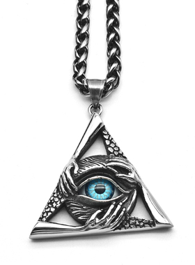 共济会全知之眼项链潮人