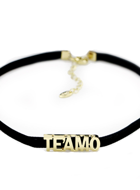 choker赵丽颖同款丝绒项圈锁骨链