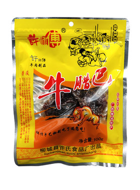 太平许师傅牛腊巴100g香辣牛肉干
