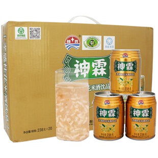 神霖孝感桂花米酒饮品238g*20罐 饮料米酒汁 甜米露米酿 湖北特产