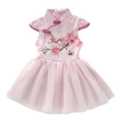 汉服宝宝儿童旗袍女孩古装连衣裙