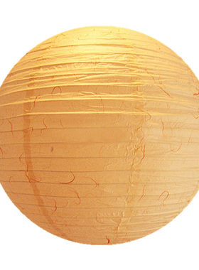 米黄色纸灯笼不含光源20-60cm