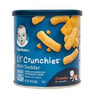 海淘 美国Gerber嘉宝 奶酪芝士泡芙条 宝宝手指零食 磨牙饼干
