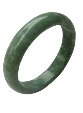 玉石贵州飘花翡翠色送妈妈手镯