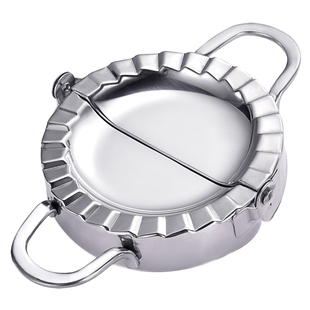 304不锈钢包饺子器月牙形切饺子皮神奇器大号饺子夹手工水饺模具