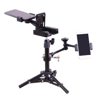 多平台多机位手机直播支架桌面铸铁加重手机半导体散热器桌面主播