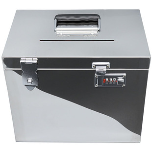 2025儿童存钱罐加厚工具箱可存可取收钱箱密码锁防摔304金属防盗