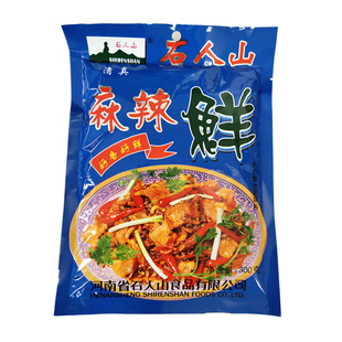 石人山麻辣鲜 河南风味豫菜口味清真调味料煮汤炒菜面条300克袋装