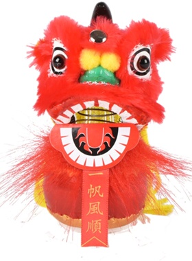 佛山醒狮汽车饰品创意摆件