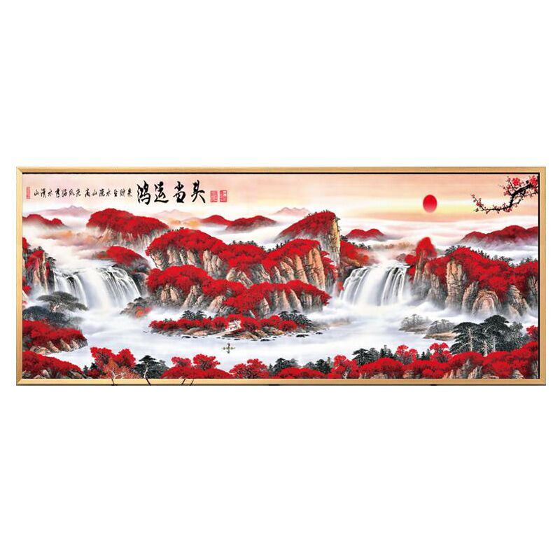 蒙娜丽莎十字绣新款鸿运当头满绣