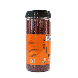 德伟有机红小豆东北新鲜小红豆五谷杂粮1000g罐装