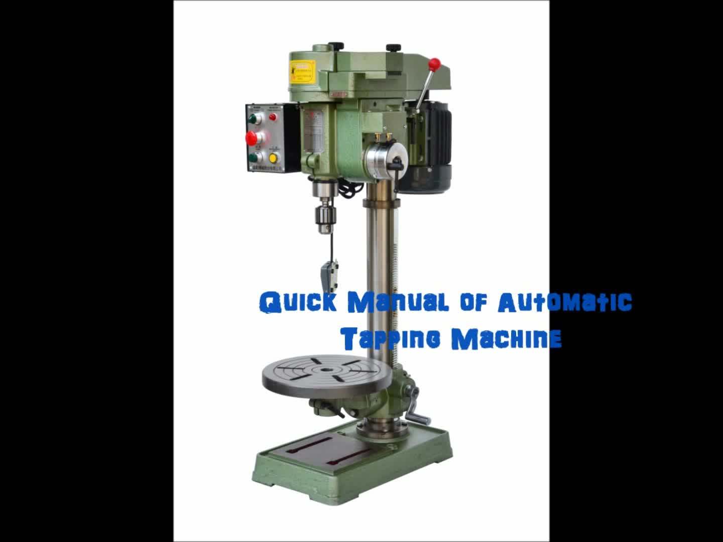 Plastic Acrylic Rubber Automatic Tapping Machine Hdat12 M12 Buy