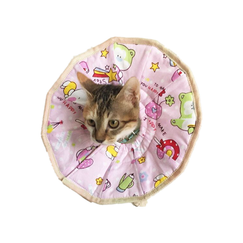 伊丽莎白圈猫咪宠物项圈软布耻辱罩保护头套防挠狗脖圈狗狗兔防咬