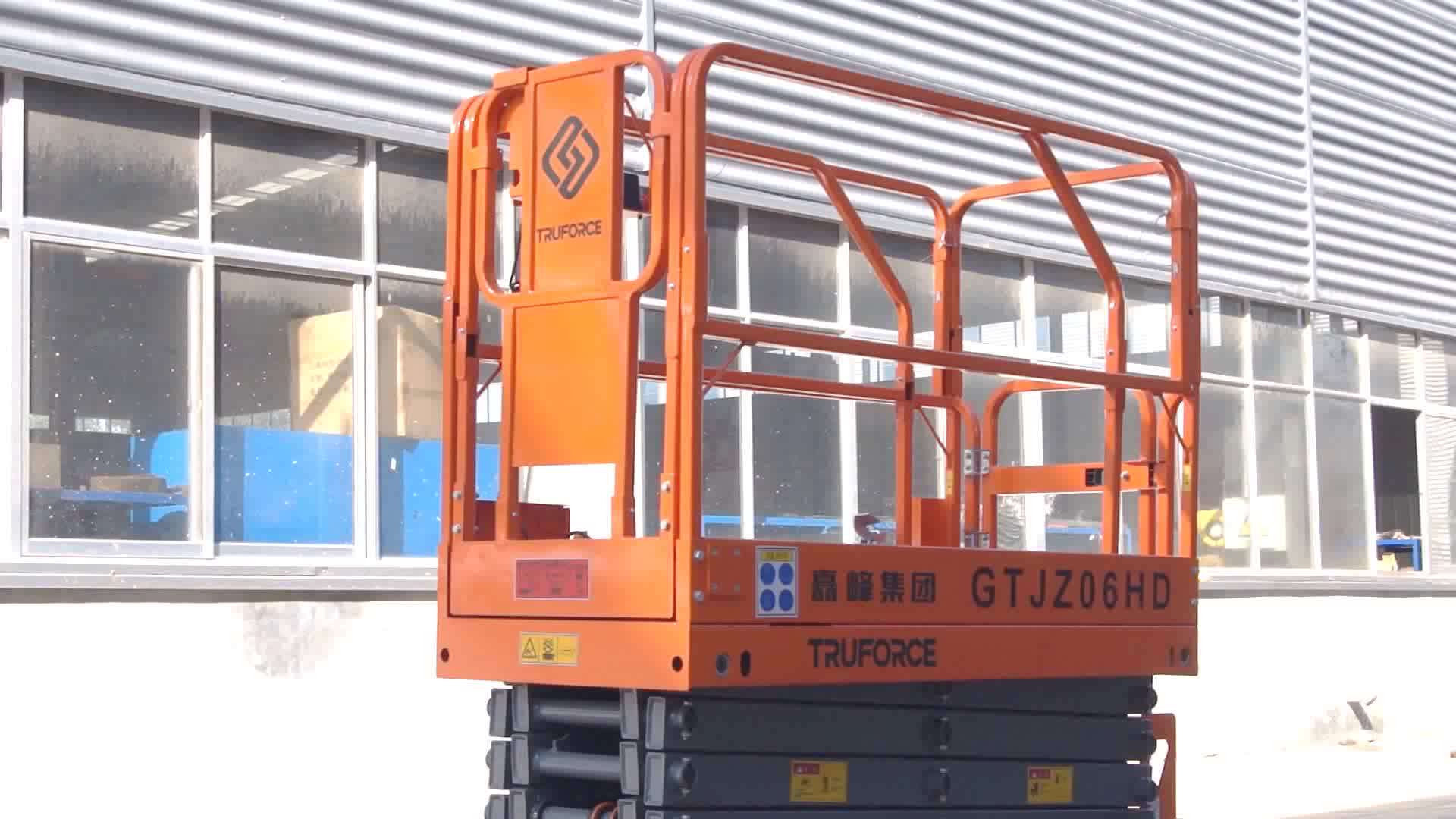 Hydraulic Oil Scissor Lift In Floor For Car Garage Quick Repair