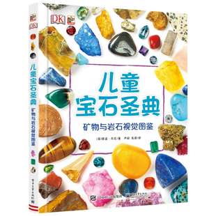 DK儿童宝石圣典 矿物与岩石图鉴 揭秘宝石图片集 6-12-15周岁儿童地理质科普百科大全书 自然矿物珠宝鉴赏图集