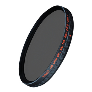Zomei卓美52/58/67/72/77/82mm超高清HD超薄可调减光镜ND镜中灰镜