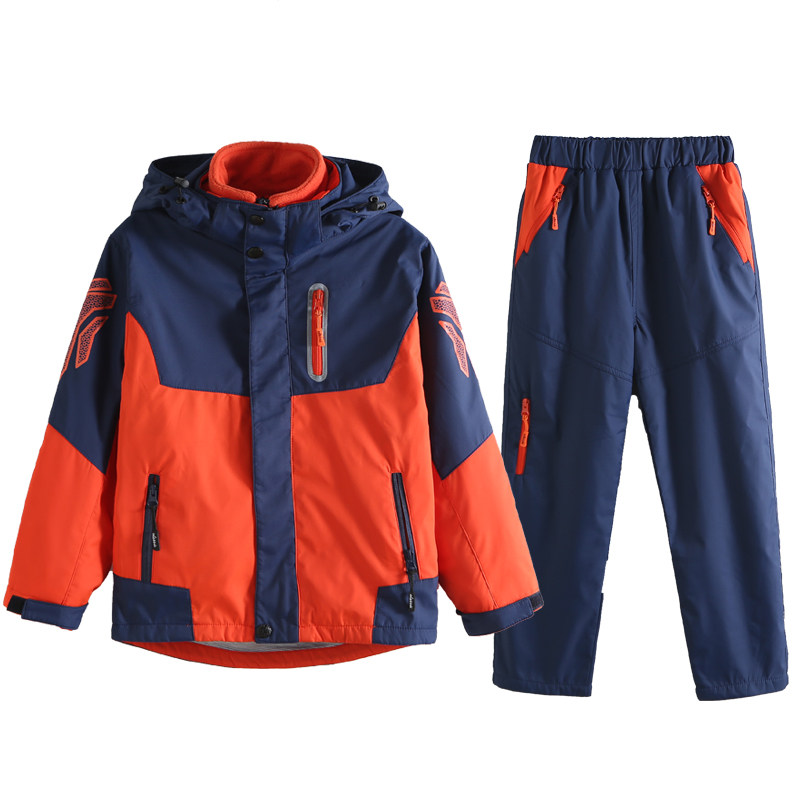 小学生校服冲锋衣幼儿园园服春秋冬装三件套装春季初高中运动班服