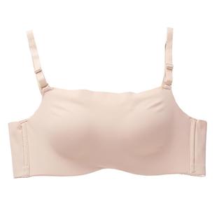 小胸加厚无钢圈聚拢高中学生少女内衣无痕防走光抹胸文胸夏季薄款