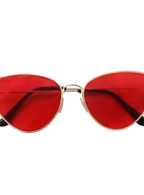 猫眼金属复古风太阳眼镜网红同款