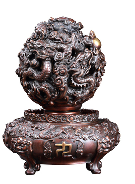 匠泽铜魂九转乾坤开业强力装饰品