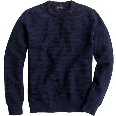 j.crew桂花针圆领纯色jcrew美式