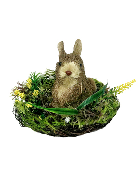 easter田园风森林系草编小摆设