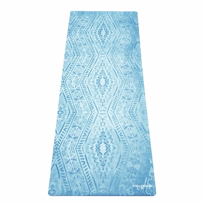 防滑吸汗麂皮绒瑜伽垫超薄可折叠