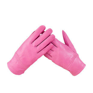 儿童真皮手套女童加绒防风冬季男童保暖加厚中小童学生棉羊皮手套