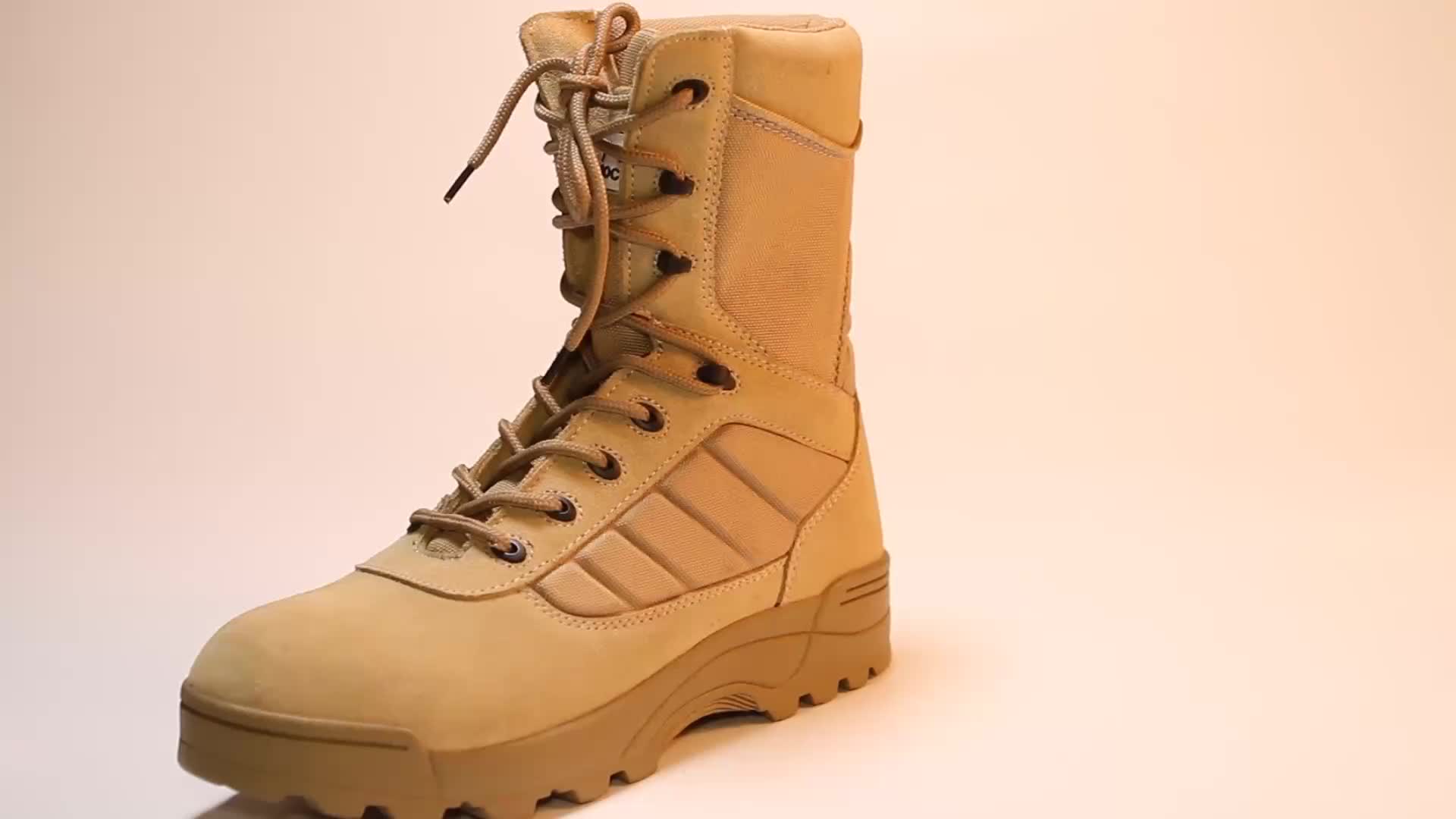 Genuine Leather Military Army Boots Desert Combat Boots Army Boots ...