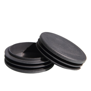 加厚不锈钢圆管堵盖封头管塞脚塞胶脚塞封口塑料 塞圆管脚垫