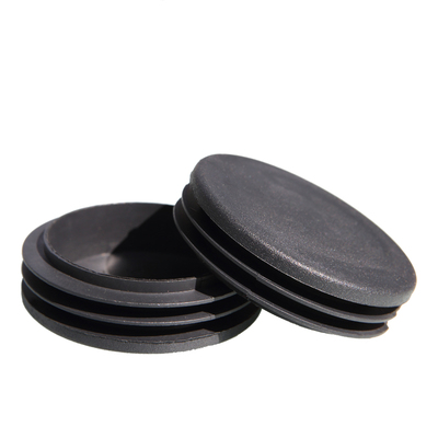 加厚不锈钢圆管堵盖封头管塞脚塞胶脚塞封口塑料 塞圆管脚垫