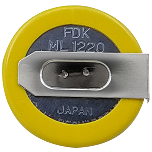 FDK ML1220锂可充电纽扣电池3V卧式T6焊脚 笔记本 趴趴狗行车记录