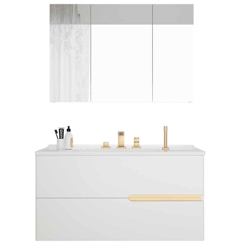 北欧轻奢组合现代简约套装柜浴室柜好不好?图案解说其质量？