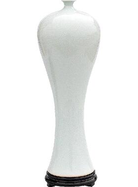 景德镇陶瓷器白色插花酒柜装饰品