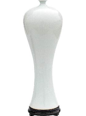 景德镇陶瓷器白色插花酒柜装饰品