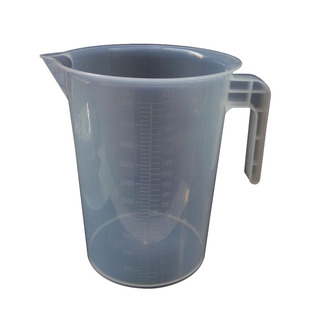 5L量杯5000ML塑料量杯带刻度加厚PP量桶奶茶桶冷水壶毫升杯2400ML