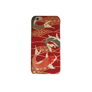 定制手工新中式国风烫金转运锦鲤布艺手机壳iPhone13141516promax