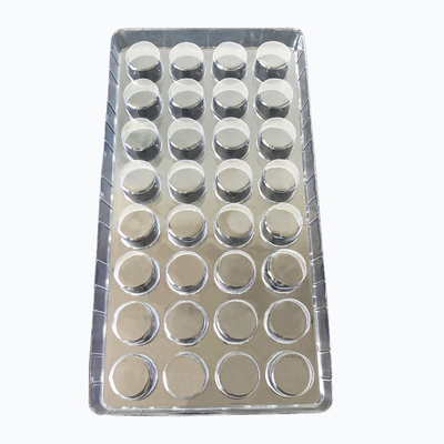 32格吸塑托盘塑料盒透明包装电子产品内托50圆加厚可订制工厂自营